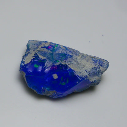Rare Blue Opal 13.90 Carats | Natural Blue Ethiopian Opal Rough - Ready for Cutting & Jewelry!