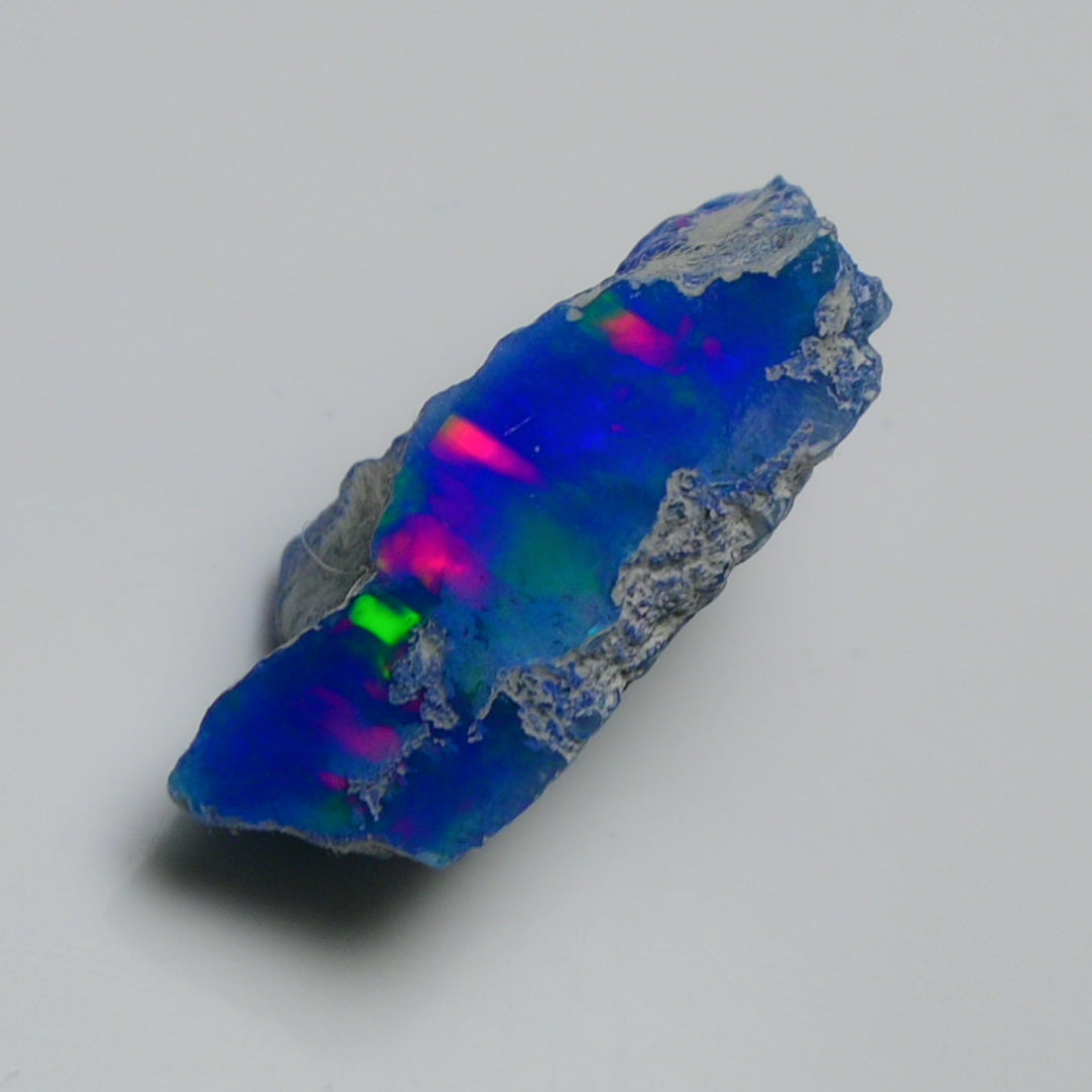 Rare Blue Opal 13.90 Carats | Natural Blue Ethiopian Opal Rough - Ready for Cutting & Jewelry!