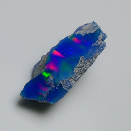 Rare Blue Opal 13.90 Carats | Natural Blue Ethiopian Opal Rough - Ready for Cutting & Jewelry!