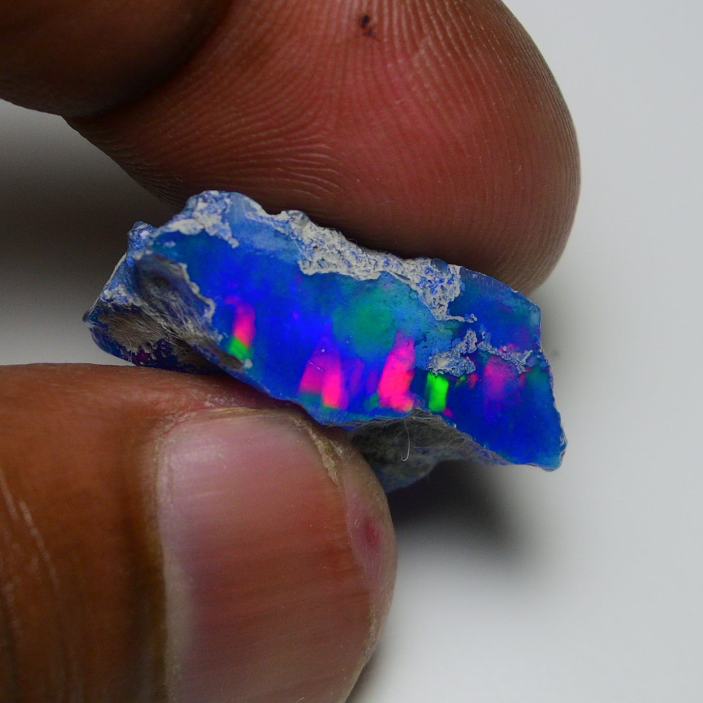 Rare Blue Opal 13.90 Carats | Natural Blue Ethiopian Opal Rough - Ready for Cutting & Jewelry!