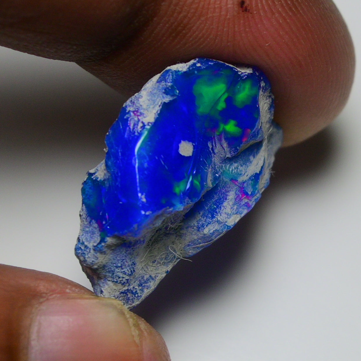 Rare Blue Opal 13.90 Carats | Natural Blue Ethiopian Opal Rough - Ready for Cutting & Jewelry!