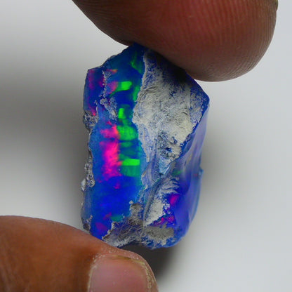 Rare Blue Opal 13.90 Carats | Natural Blue Ethiopian Opal Rough - Ready for Cutting & Jewelry!