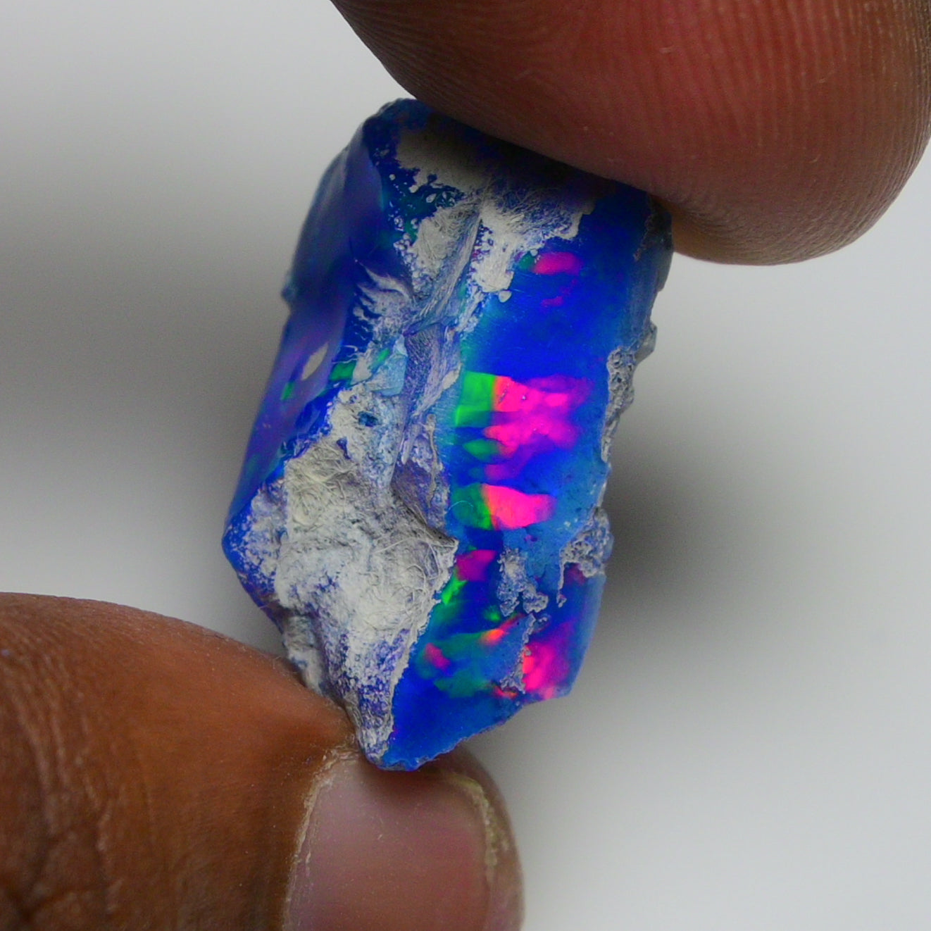 Rare Blue Opal 13.90 Carats | Natural Blue Ethiopian Opal Rough - Ready for Cutting & Jewelry!