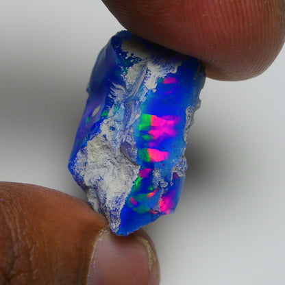 Rare Blue Opal 13.90 Carats | Natural Blue Ethiopian Opal Rough - Ready for Cutting & Jewelry!