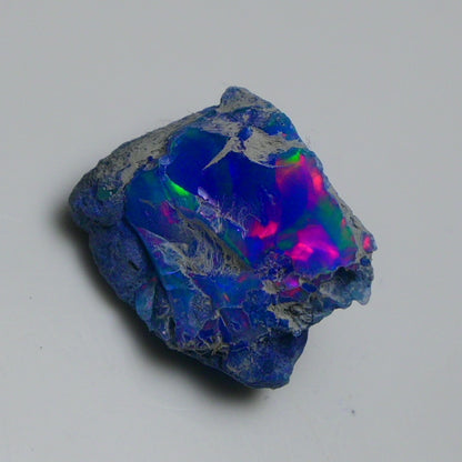 Rare Blue Opal 8.55 Carats | Natural Blue Ethiopian Opal Rough - Ready for Cutting & Jewelry!