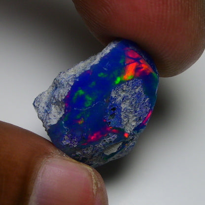 Rare Blue Opal 20.20 Carats | Natural Blue Ethiopian Opal Rough - Ready for Cutting & Jewelry!