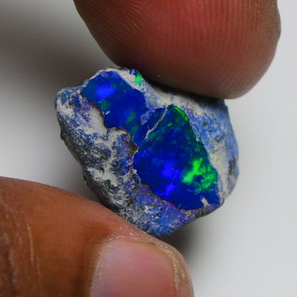 Rare Blue Opal 14.20 Carats | Natural Blue Ethiopian Opal Rough - Ready for Cutting & Jewelry!