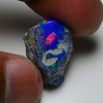 Rare Blue Opal 12.75 Carats | Natural Blue Ethiopian Opal Rough - Ready for Cutting & Jewelry!