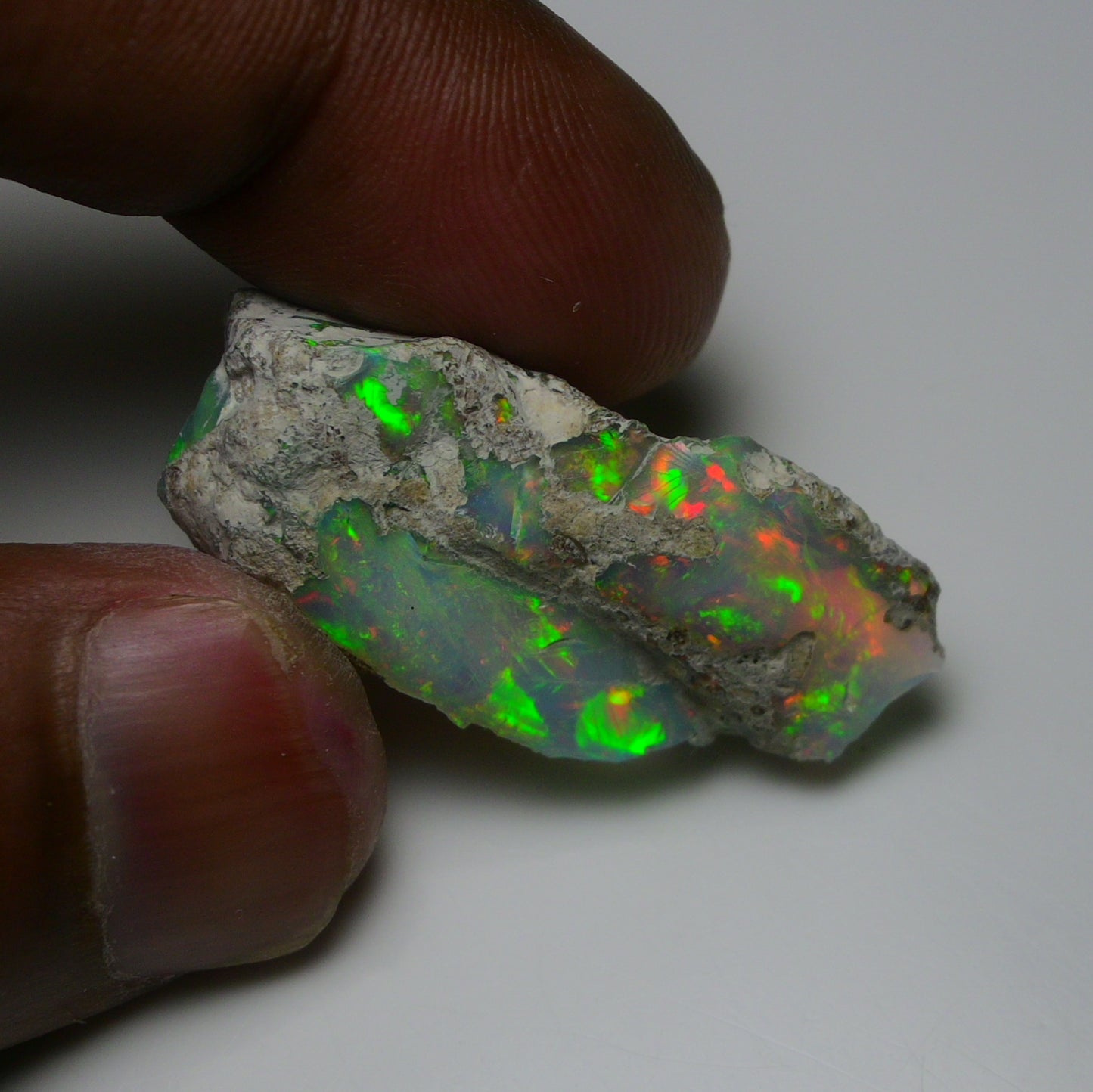 Rare White Opal 35.60 Carats | Natural White Ethiopian Opal Rough - Ready for Cutting & Jewelry!