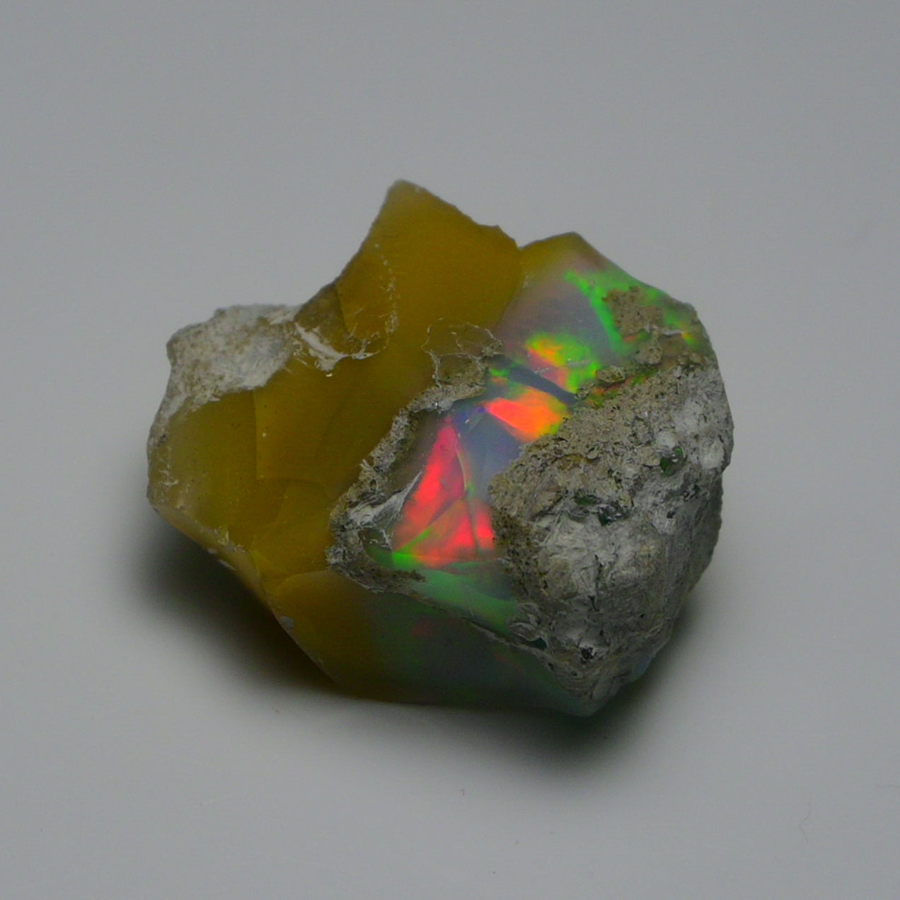 Rare White Opal 35.85 Carats | Natural White Ethiopian Opal Rough - Ready for Cutting & Jewelry!