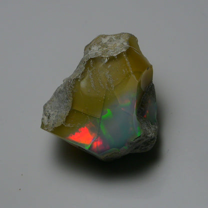 Rare White Opal 35.85 Carats | Natural White Ethiopian Opal Rough - Ready for Cutting & Jewelry!