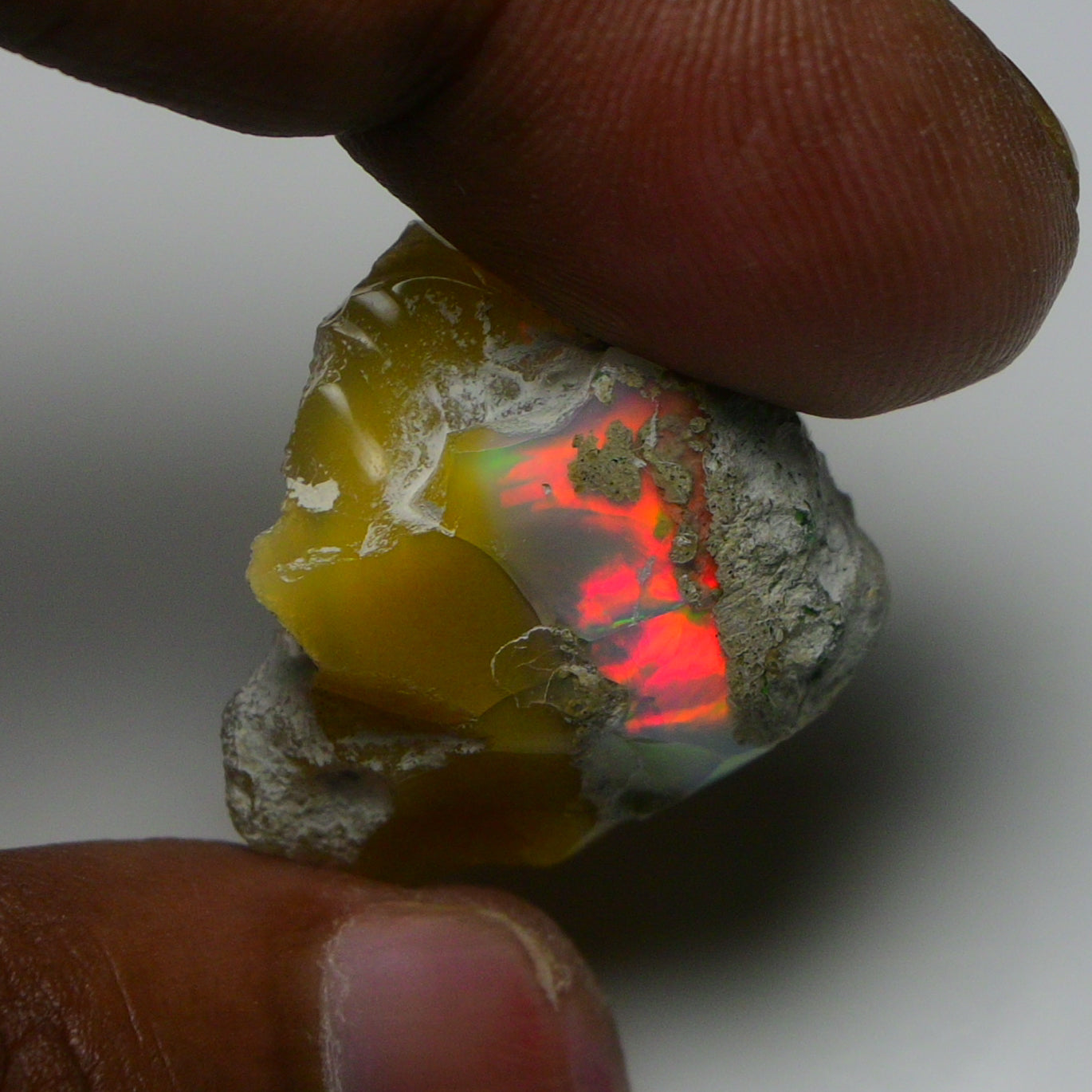 Rare White Opal 35.85 Carats | Natural White Ethiopian Opal Rough - Ready for Cutting & Jewelry!