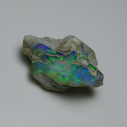Rare White Opal 25.70 Carats | Natural White Ethiopian Opal Rough - Ready for Cutting & Jewelry!