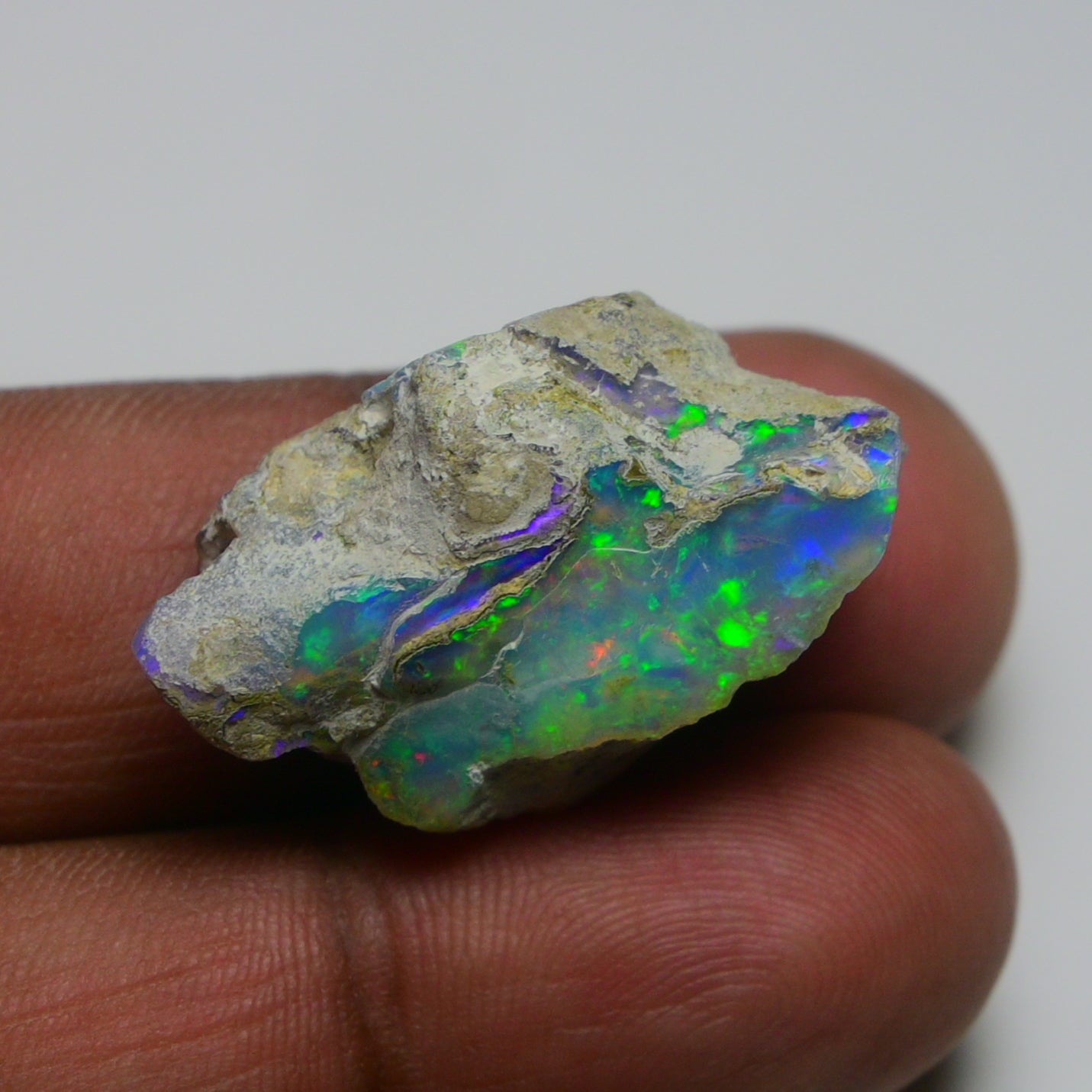 Rare White Opal 25.70 Carats | Natural White Ethiopian Opal Rough - Ready for Cutting & Jewelry!
