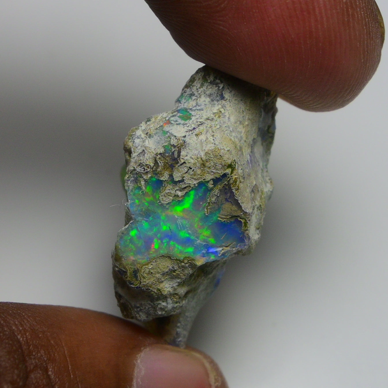 Rare White Opal 25.70 Carats | Natural White Ethiopian Opal Rough - Ready for Cutting & Jewelry!