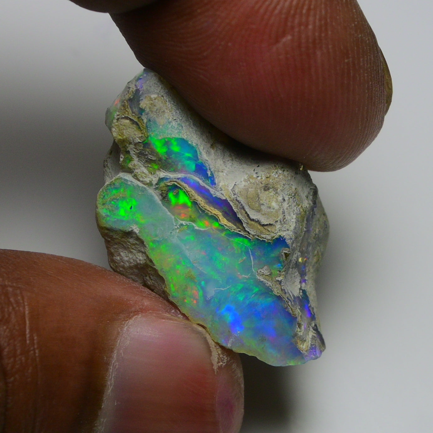 Rare White Opal 25.70 Carats | Natural White Ethiopian Opal Rough - Ready for Cutting & Jewelry!