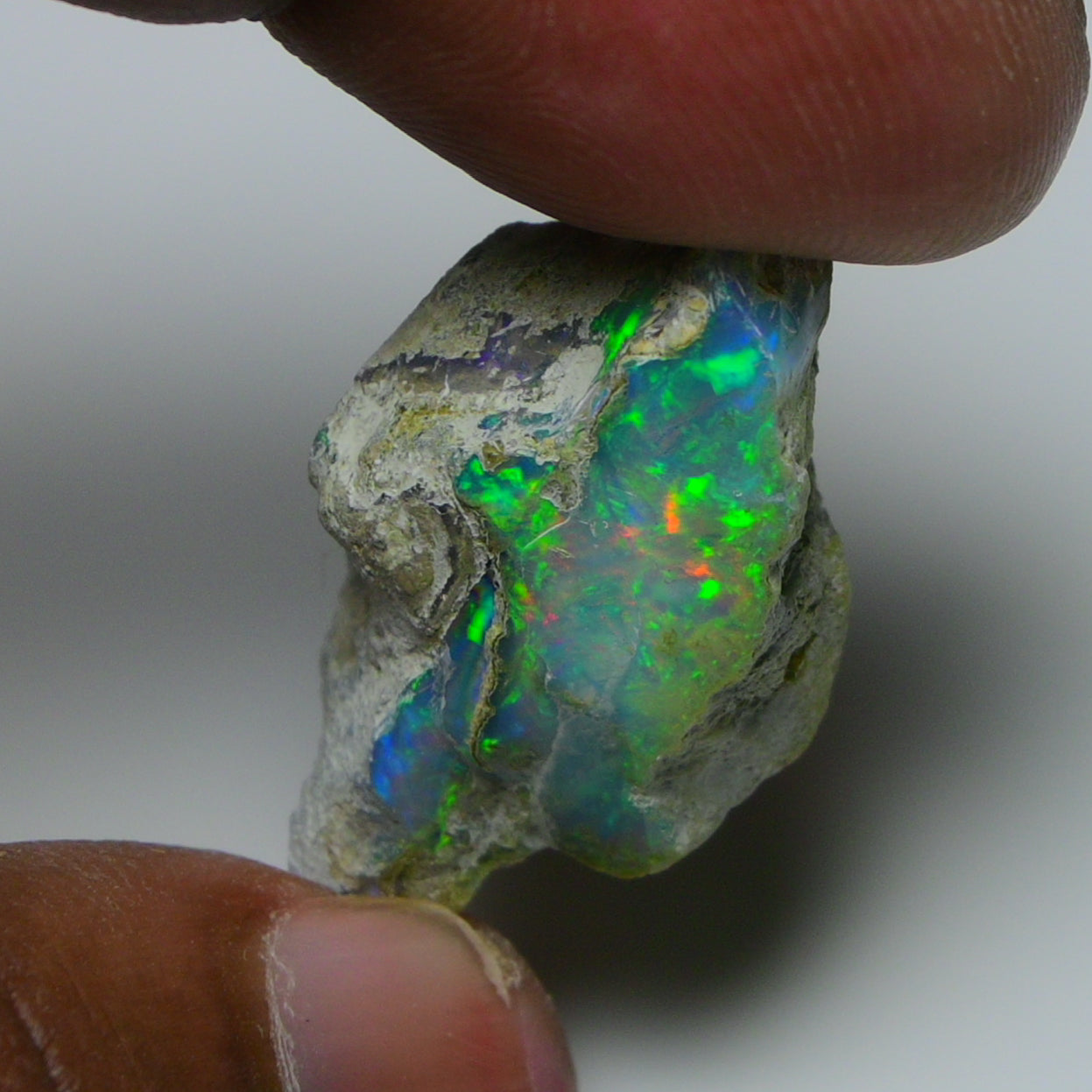 Rare White Opal 25.70 Carats | Natural White Ethiopian Opal Rough - Ready for Cutting & Jewelry!