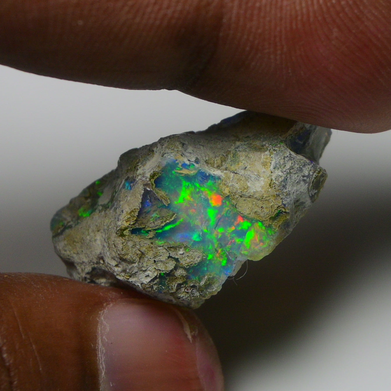 Rare White Opal 25.70 Carats | Natural White Ethiopian Opal Rough - Ready for Cutting & Jewelry!