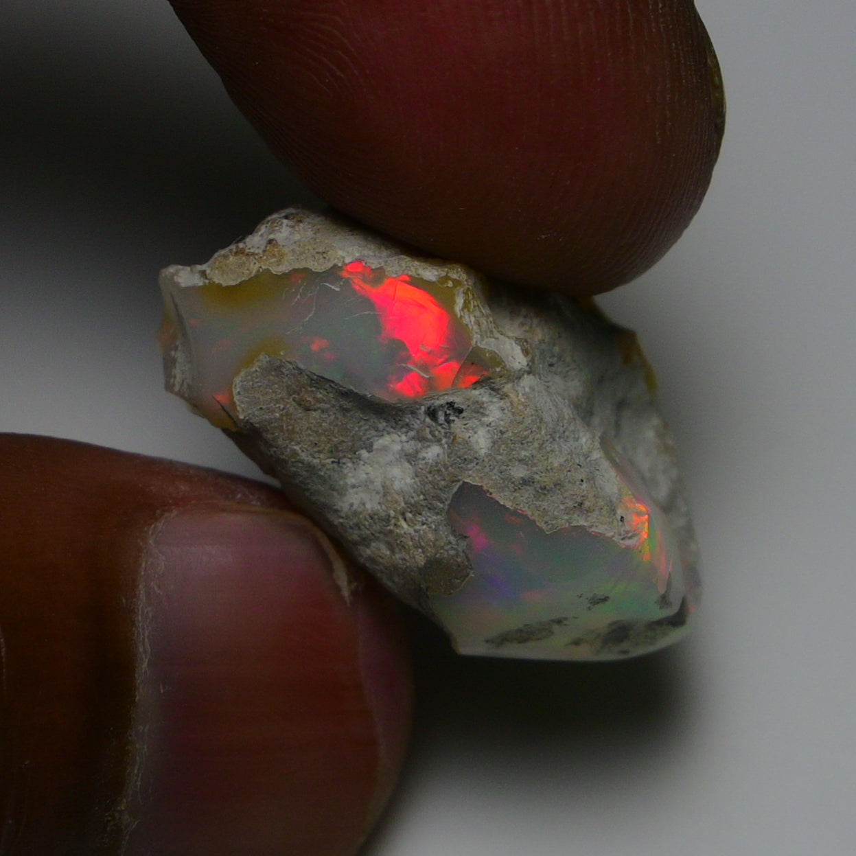 Rare White Opal 22.15 Carats | Natural White Ethiopian Opal Rough - Ready for Cutting & Jewelry!