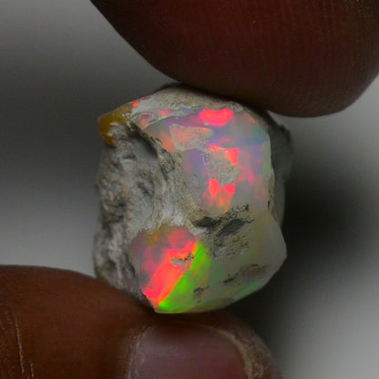 Rare White Opal 22.15 Carats | Natural White Ethiopian Opal Rough - Ready for Cutting & Jewelry!