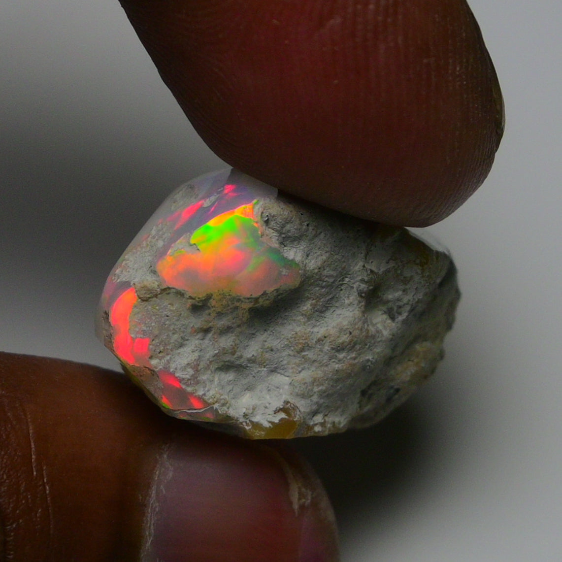 Rare White Opal 22.15 Carats | Natural White Ethiopian Opal Rough - Ready for Cutting & Jewelry!