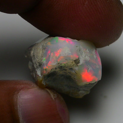 Rare White Opal 22.15 Carats | Natural White Ethiopian Opal Rough - Ready for Cutting & Jewelry!