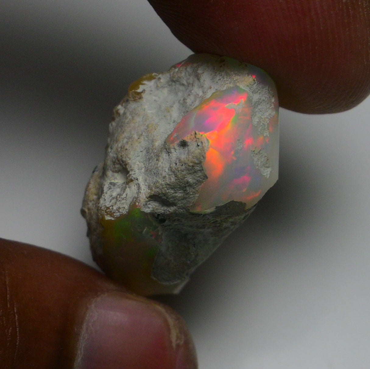 Rare White Opal 22.15 Carats | Natural White Ethiopian Opal Rough - Ready for Cutting & Jewelry!