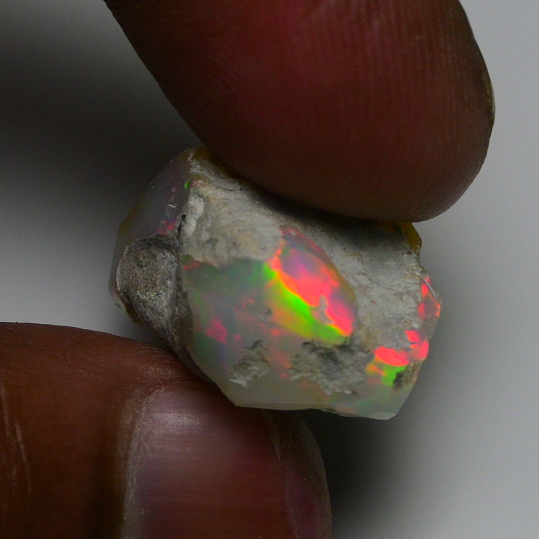 Rare White Opal 22.15 Carats | Natural White Ethiopian Opal Rough - Ready for Cutting & Jewelry!