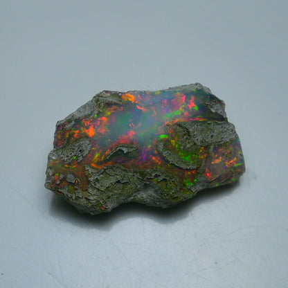 Rare White Opal 17.75 Carats | Natural White Ethiopian Opal Rough - Ready for Cutting & Jewelry!