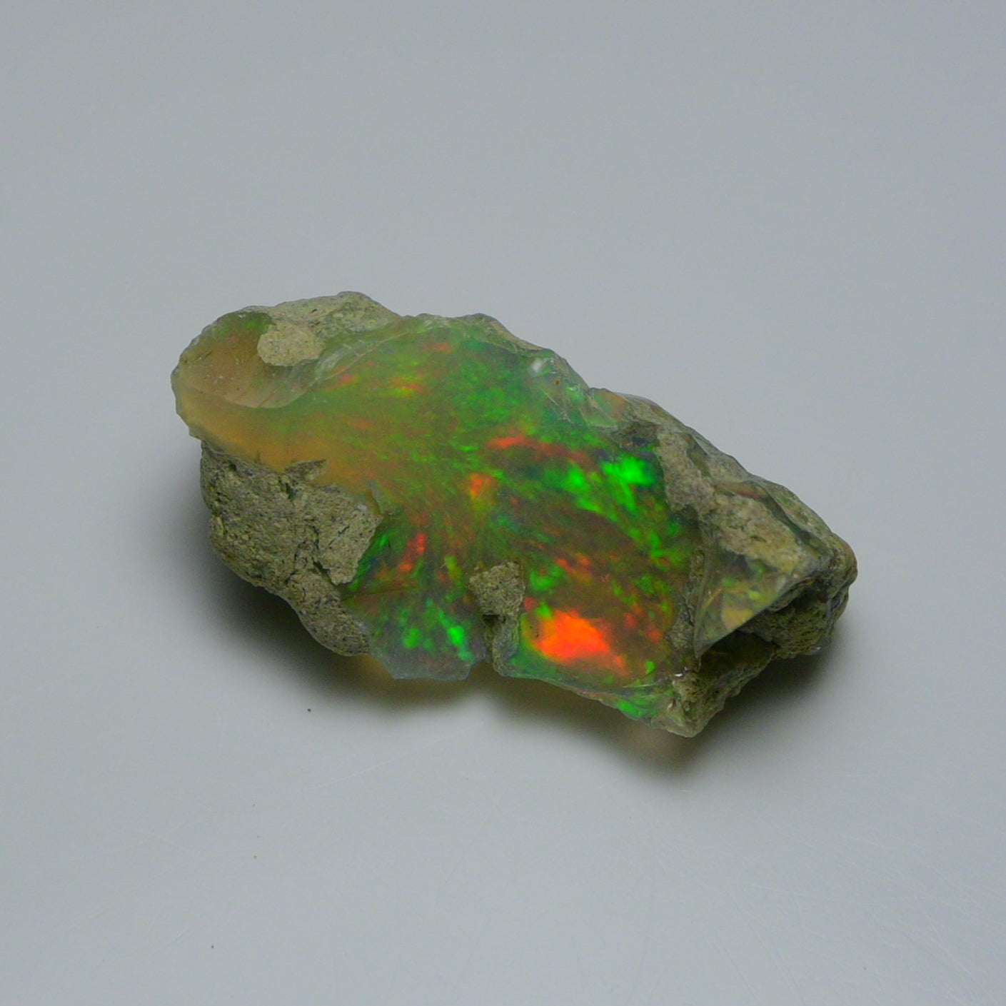 Rare White Opal 22.00 Carats | Natural White Ethiopian Opal Rough - Ready for Cutting & Jewelry!
