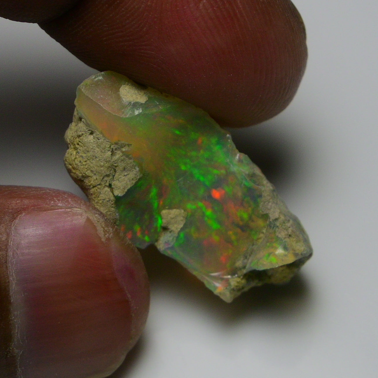 Rare White Opal 22.00 Carats | Natural White Ethiopian Opal Rough - Ready for Cutting & Jewelry!