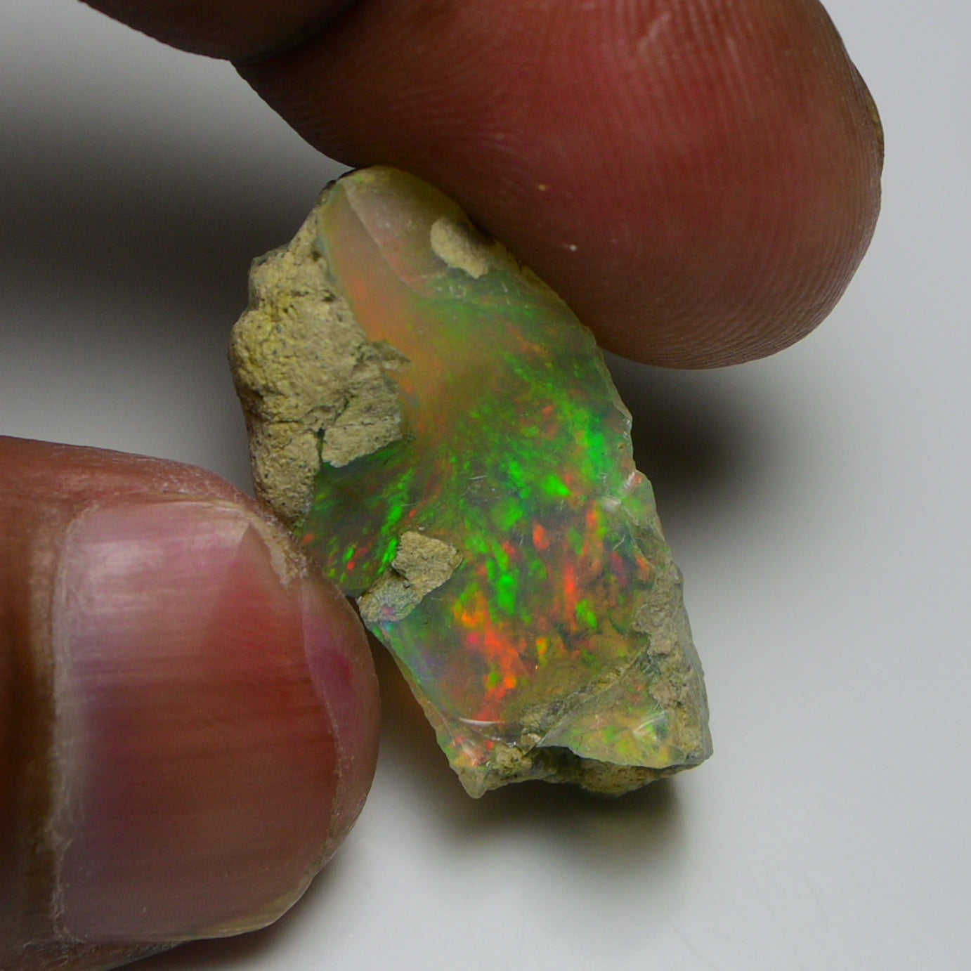 Rare White Opal 22.00 Carats | Natural White Ethiopian Opal Rough - Ready for Cutting & Jewelry!
