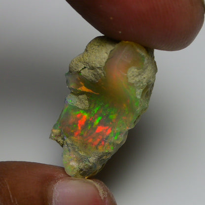 Rare White Opal 22.00 Carats | Natural White Ethiopian Opal Rough - Ready for Cutting & Jewelry!