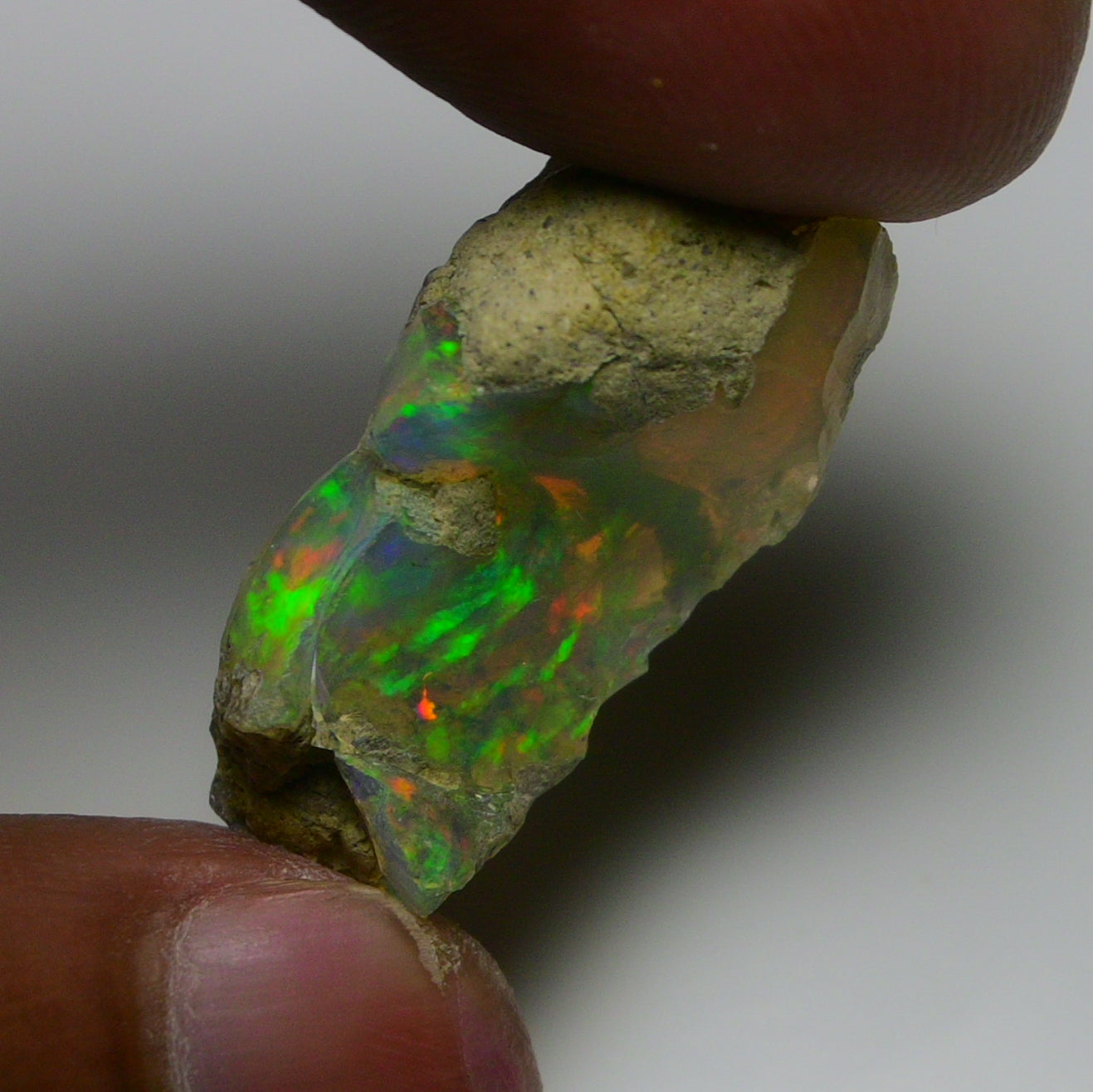 Rare White Opal 22.00 Carats | Natural White Ethiopian Opal Rough - Ready for Cutting & Jewelry!