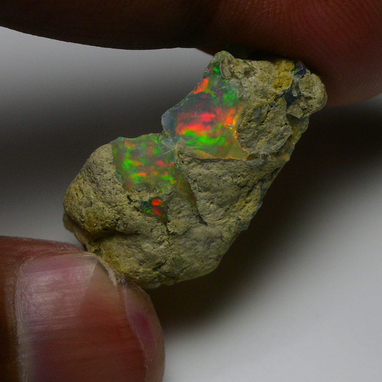 Rare White Opal 22.00 Carats | Natural White Ethiopian Opal Rough - Ready for Cutting & Jewelry!