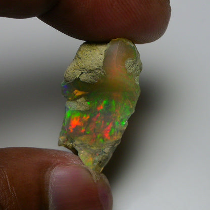 Rare White Opal 22.00 Carats | Natural White Ethiopian Opal Rough - Ready for Cutting & Jewelry!