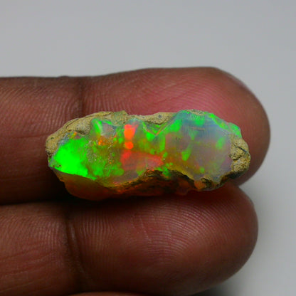 Rare White Opal 15.70 Carats | Natural White Ethiopian Opal Rough - Ready for Cutting & Jewelry!
