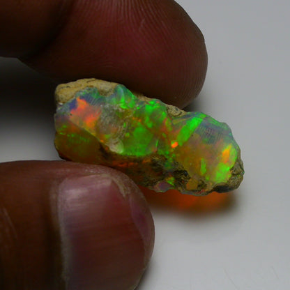 Rare White Opal 15.70 Carats | Natural White Ethiopian Opal Rough - Ready for Cutting & Jewelry!