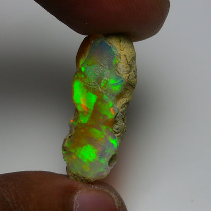 Rare White Opal 15.70 Carats | Natural White Ethiopian Opal Rough - Ready for Cutting & Jewelry!