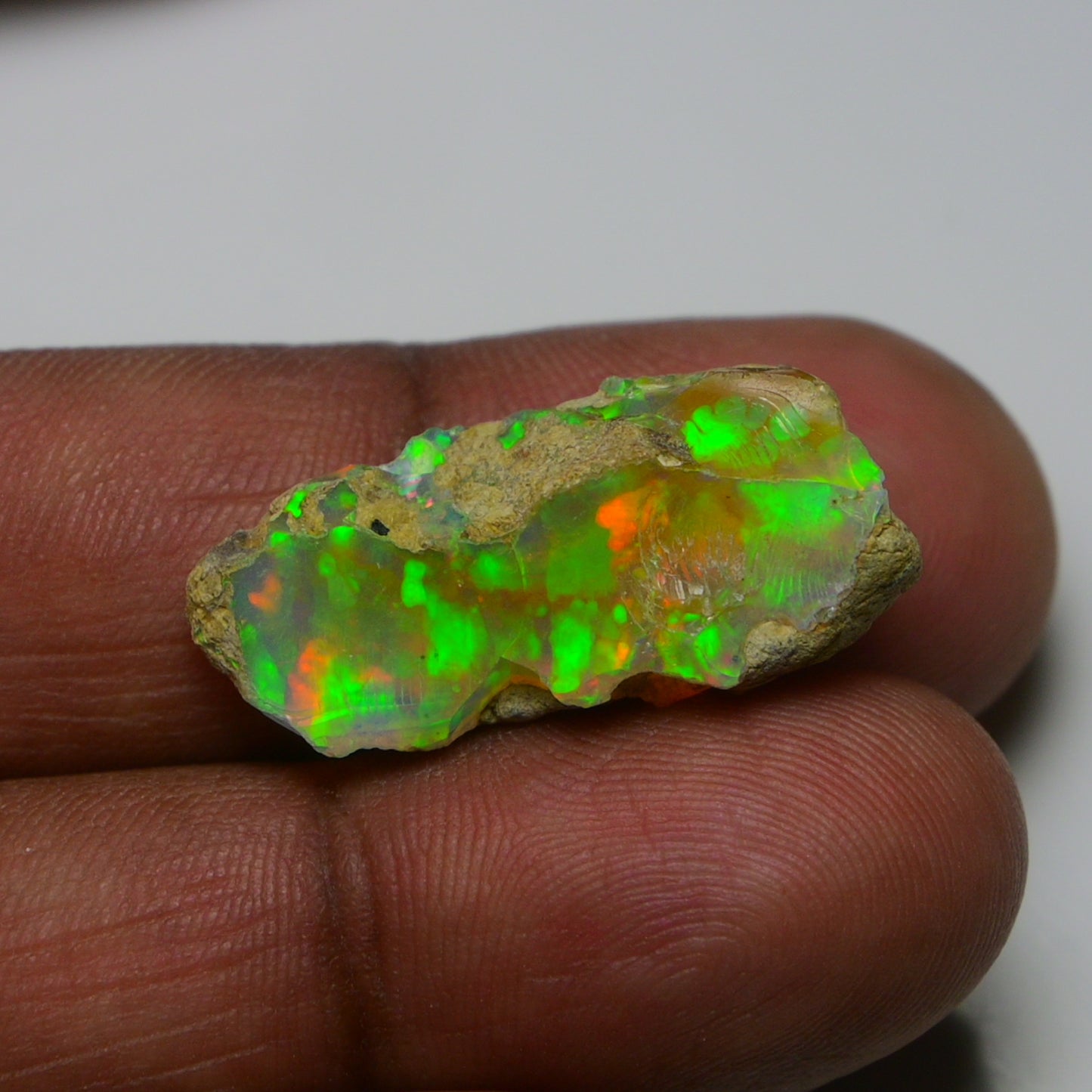 Rare White Opal 15.70 Carats | Natural White Ethiopian Opal Rough - Ready for Cutting & Jewelry!