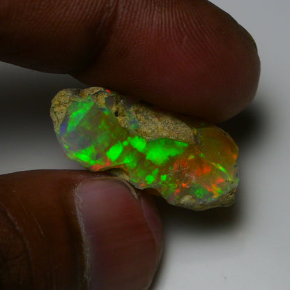Rare White Opal 15.70 Carats | Natural White Ethiopian Opal Rough - Ready for Cutting & Jewelry!