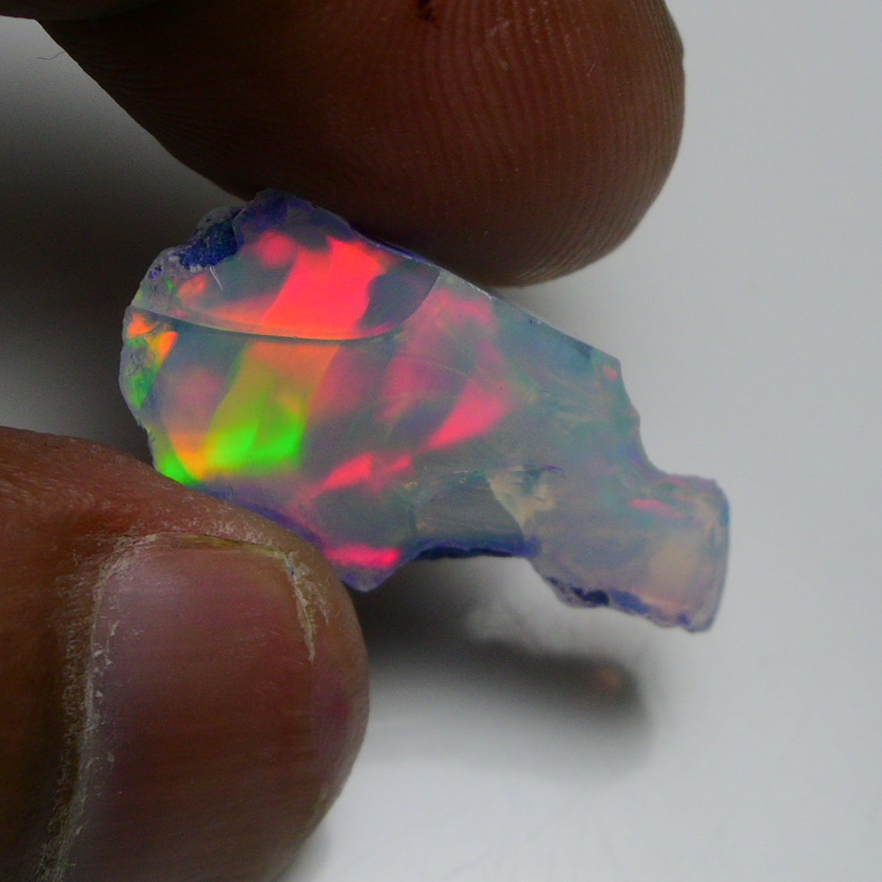 Rare Black Opal 13.10 Carats | Natural Black Ethiopian Opal Rough - Ready for Cutting & Jewelry!