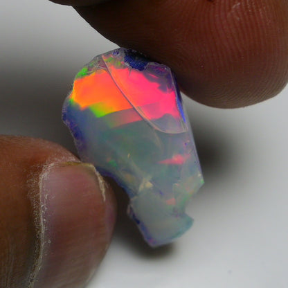 Rare Black Opal 13.10 Carats | Natural Black Ethiopian Opal Rough - Ready for Cutting & Jewelry!