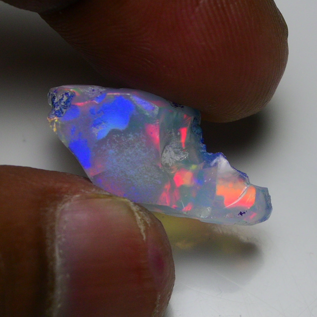 Rare Black Opal 13.10 Carats | Natural Black Ethiopian Opal Rough - Ready for Cutting & Jewelry!