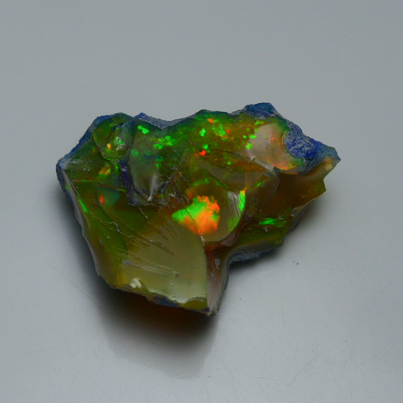 Rare Black Opal 20.80 Carats | Natural Black Ethiopian Opal Rough - Ready for Cutting & Jewelry!