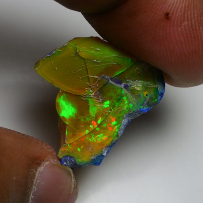 Rare Black Opal 20.80 Carats | Natural Black Ethiopian Opal Rough - Ready for Cutting & Jewelry!