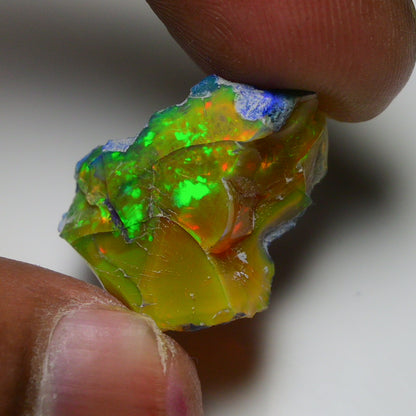 Rare Black Opal 20.80 Carats | Natural Black Ethiopian Opal Rough - Ready for Cutting & Jewelry!