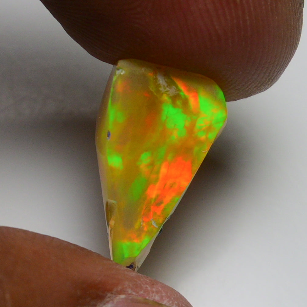 Rare Black Opal 7.55 Carats | Natural Black Ethiopian Opal Rough - Ready for Cutting & Jewelry!