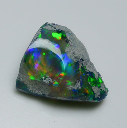 Black Opal 10.20 Carats | Natural Black Ethiopian Opal Rough - Ready for Cutting & Jewelry!