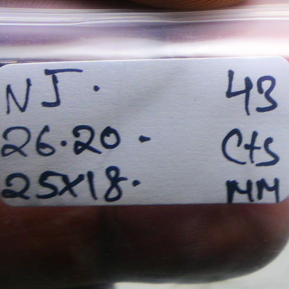 Black Opal 26.20 Carats | Natural Black Ethiopian Opal Rough - Ready for Cutting & Jewelry!